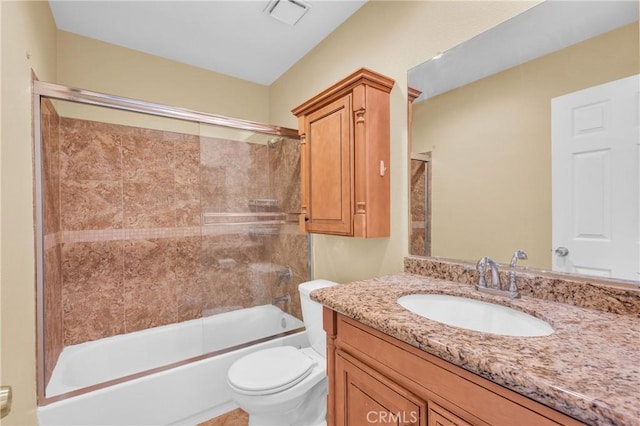 13303 Waco St Unit 62, Baldwin Park, CA 91706 - bathroom featuring vanity and combined bath / shower with glass door