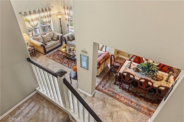 1555 Lupine Cir, Corona, CA 92881 - stairway featuring baseboards