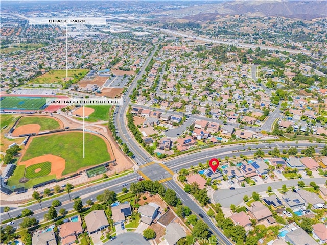 1555 Lupine Cir, Corona, CA 92881 - bird's eye view of mountains