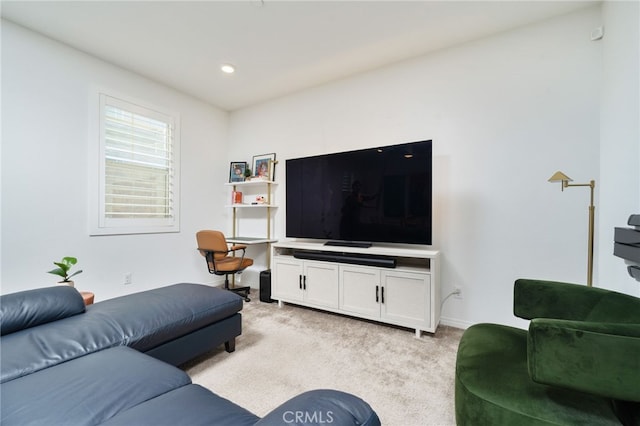 16502 Casa Grande Ave Unit 102, Fontana, CA 92336 - living room with light colored carpet and recessed lighting