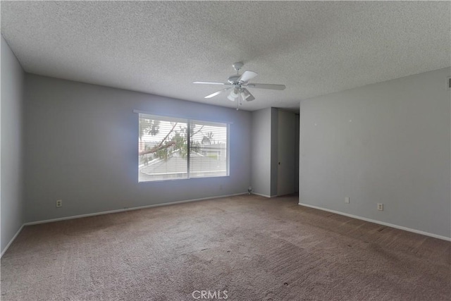 6186 Hefley St Unit 13, Westminster, CA 92683 - carpeted spare room featuring a ceiling fan and a textured ceiling