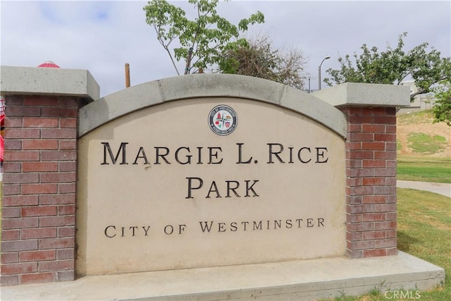 6186 Hefley St Unit 13, Westminster, CA 92683 - view of community / neighborhood sign
