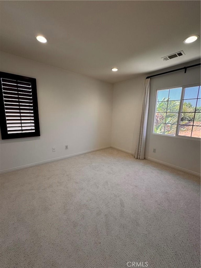 44 Arcata, Irvine, CA 92602 - carpeted spare room with recessed lighting