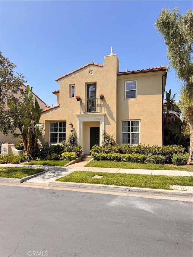 44 Arcata, Irvine, CA 92602 - mediterranean / spanish house with a balcony and stucco siding