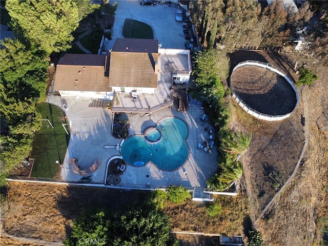 5266 Bluff St, Norco, CA 92860 - drone / aerial view of a pool area