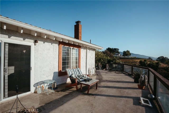 5266 Bluff St, Norco, CA 92860 - view of patio / terrace featuring a mountain view
