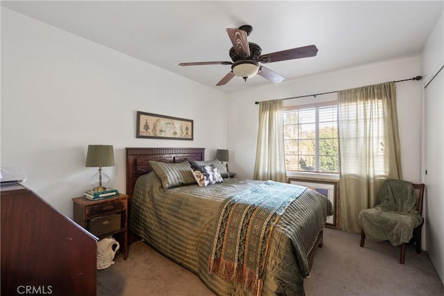 5266 Bluff St, Norco, CA 92860 - carpeted bedroom with ceiling fan