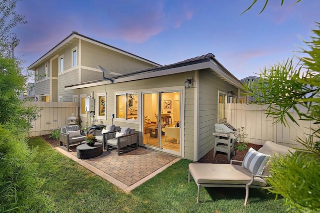 1506 Alvarado St, Oceanside, CA 92054 - back of property featuring a patio area and an outdoor hangout area