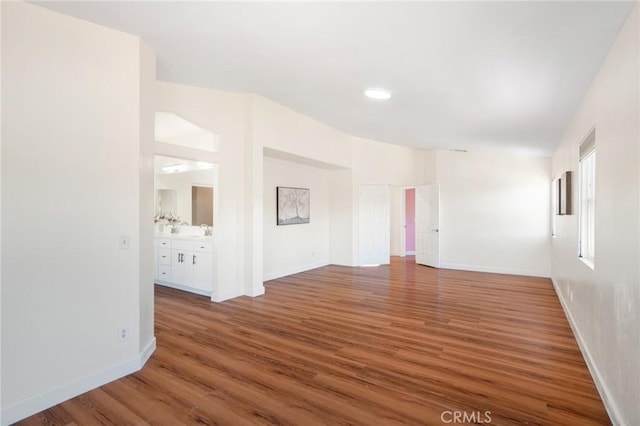 149 E Saint Andrews St, Ontario, CA 91761 - empty room with wood finished floors and recessed lighting
