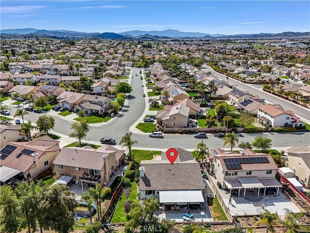 31164 Twilight Vista Dr, Menifee, CA 92584 - aerial view of residential area featuring a mountainous background