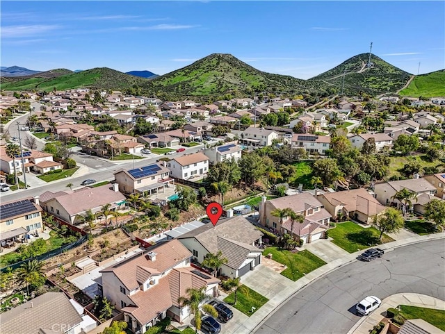 31164 Twilight Vista Dr, Menifee, CA 92584 - aerial view of residential area with a mountain backdrop