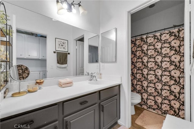 31164 Twilight Vista Dr, Menifee, CA 92584 - full bath with vanity and a shower with shower curtain