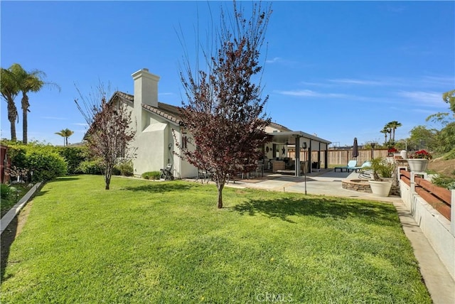 31164 Twilight Vista Dr, Menifee, CA 92584 - view of yard featuring a patio area