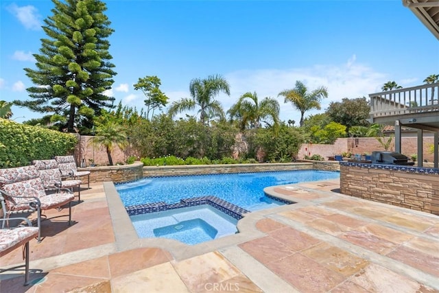 1200 Cerca, San Clemente, CA 92673 - view of swimming pool with a patio area and a pool with connected hot tub