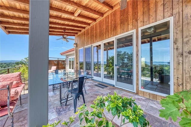 3165 Keeling Ave, Lakeport, CA 95453 - view of patio / terrace featuring ceiling fan