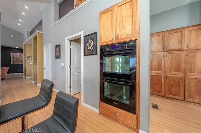 3165 Keeling Ave, Lakeport, CA 95453 - kitchen featuring light wood-style floors and vaulted ceiling