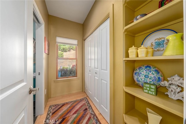 3165 Keeling Ave, Lakeport, CA 95453 - entryway featuring light wood-style flooring and baseboards