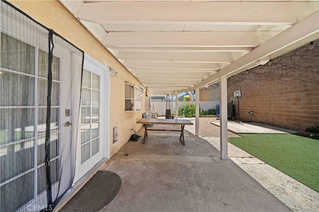 11571 Pinnacle Peak Ct, Rancho Cucamonga, CA 91737 - view of patio / terrace with french doors