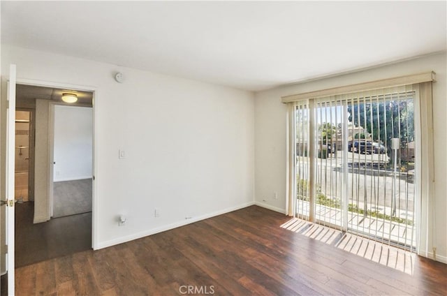 8544 Independence Ave Unit 102, Canoga Park, CA 91304 - empty room with wood finished floors and baseboards