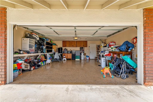 404 Atwood Dr, Corona, CA 92879 - garage featuring a garage door opener