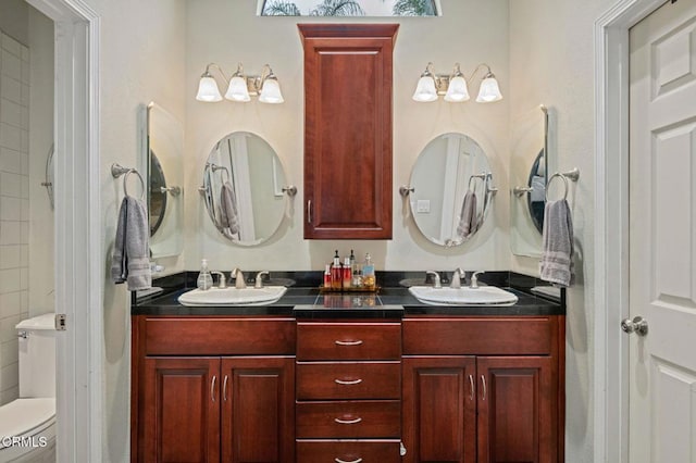1501 Devonshire Dr, Oxnard, CA 93030 - bathroom with double vanity and toilet