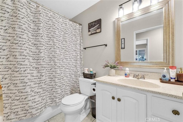12312 Marmont Pl, Moreno Valley, CA 92557 - full bathroom featuring vanity and a shower with shower curtain