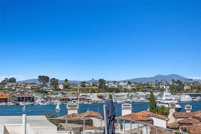3306 Via Oporto, Newport Beach, CA 92663 - water view featuring mountains
