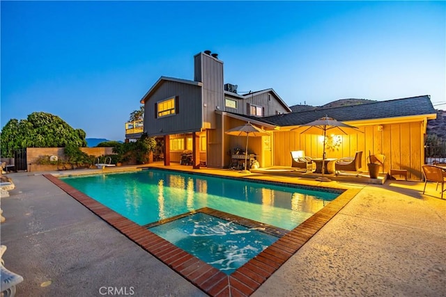 35870 Tierra Subida Ave, Palmdale, CA 93551 - view of pool with a patio and a pool with connected hot tub
