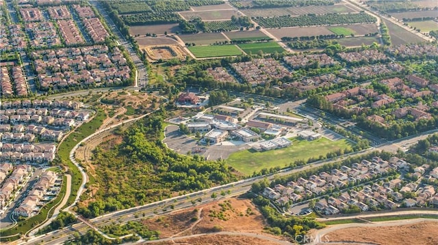 312 Brimwood, Irvine, CA 92618 - aerial overview of property's location featuring large plots for crops and rural landscape