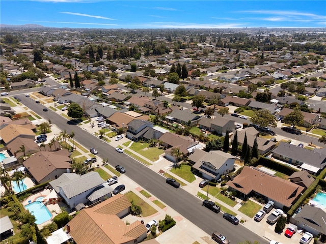 3186 N Hartman St, Orange, CA 92865 - aerial view of property and surrounding area featuring nearby suburban area