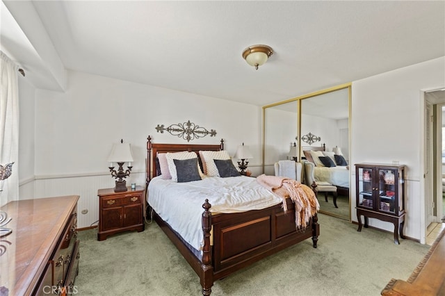 3186 N Hartman St, Orange, CA 92865 - bedroom featuring light carpet and a closet