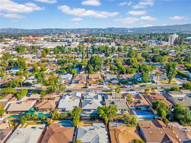 14625 Runnymede St, Van Nuys, CA 91405 - aerial overview of property's location featuring mountains and nearby suburban area