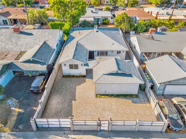 14625 Runnymede St, Van Nuys, CA 91405 - aerial perspective of suburban area