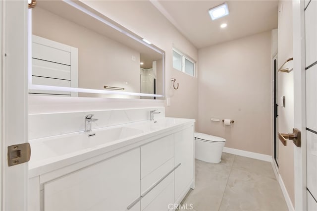 14625 Runnymede St, Van Nuys, CA 91405 - bathroom with double vanity and recessed lighting