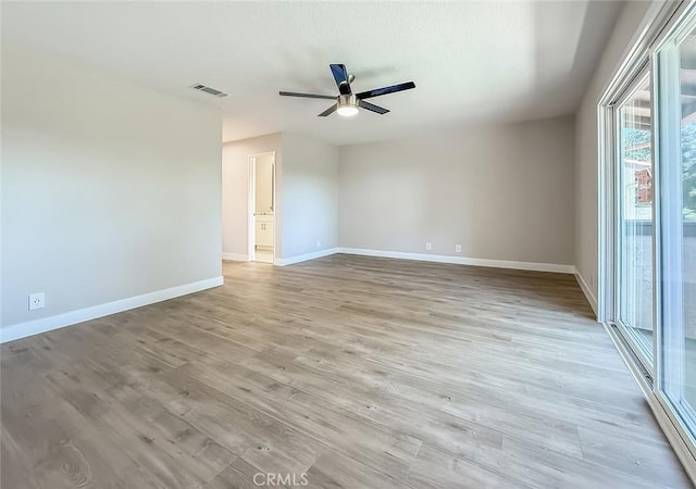 19237 Index St Unit 5, Porter Ranch, CA 91326 - unfurnished room featuring light wood-style flooring and a ceiling fan