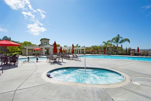 27705 Homestead Rd, Laguna Niguel, CA 92677 - community pool with a community hot tub and a patio