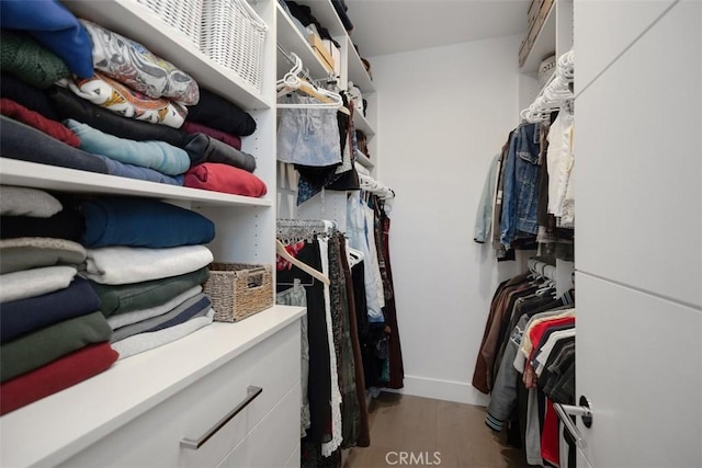 27705 Homestead Rd, Laguna Niguel, CA 92677 - spacious closet with wood finished floors