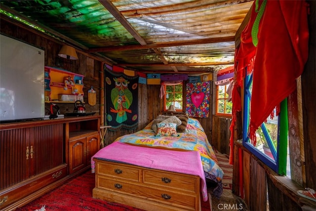 1780 Paso Robles St, Oceano, CA 93445 - bedroom featuring wooden walls and wood ceiling