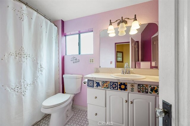 1780 Paso Robles St, Oceano, CA 93445 - bathroom with vanity, a chandelier, and a shower with curtain