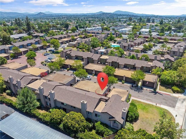 140 E El Norte Pkwy Unit 8, Escondido, CA 92026 - aerial view of residential area featuring a mountain backdrop