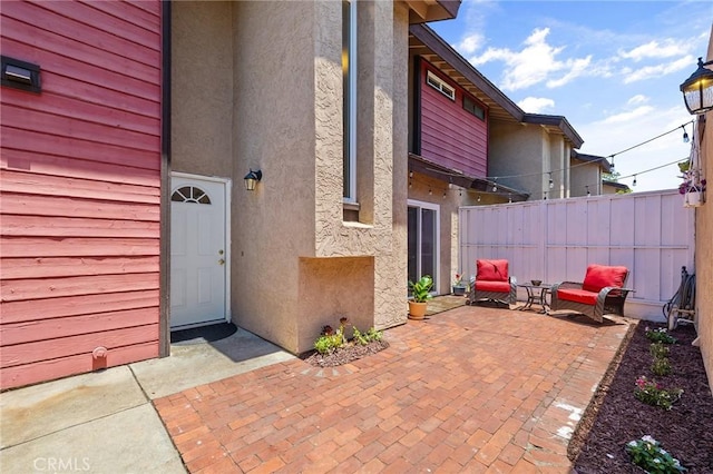 140 E El Norte Pkwy Unit 8, Escondido, CA 92026 - property entrance featuring stucco siding and a patio