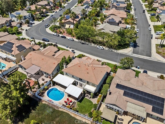 32409 Favara Dr, Temecula, CA 92592 - aerial perspective of suburban area featuring a pool