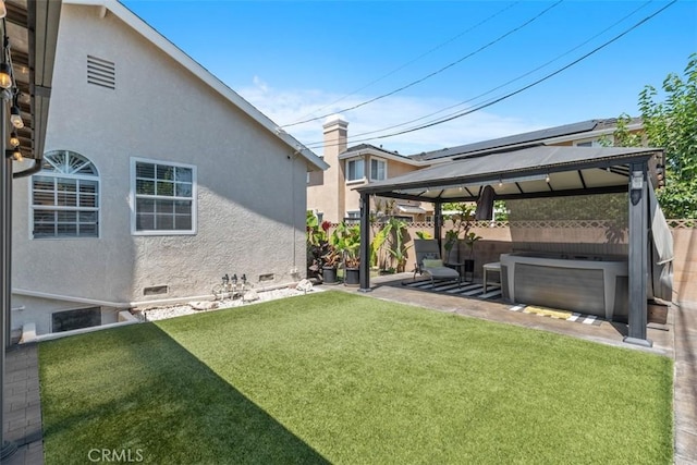 10622 Ashworth St, Bellflower, CA 90706 - fenced yard with a gazebo and a patio