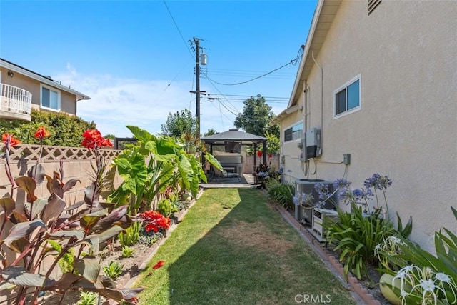 10622 Ashworth St, Bellflower, CA 90706 - view of yard featuring a gazebo