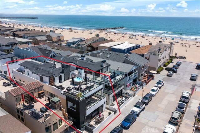 112 30th St, Newport Beach, CA 92663 - view of property location featuring waterfront with a beach and property boundaries highlighted