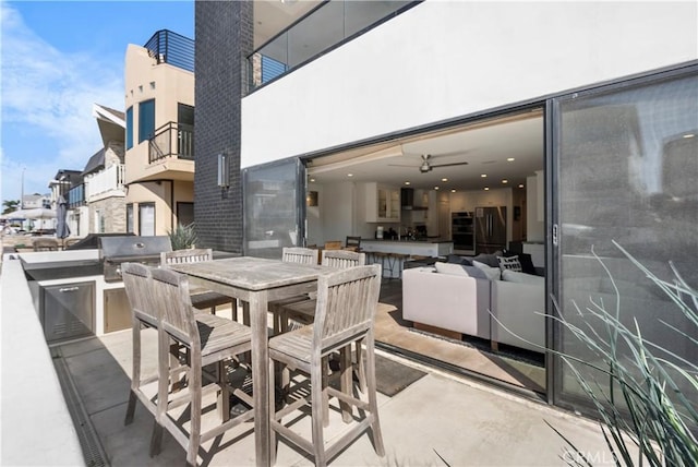112 30th St, Newport Beach, CA 92663 - view of patio featuring area for grilling