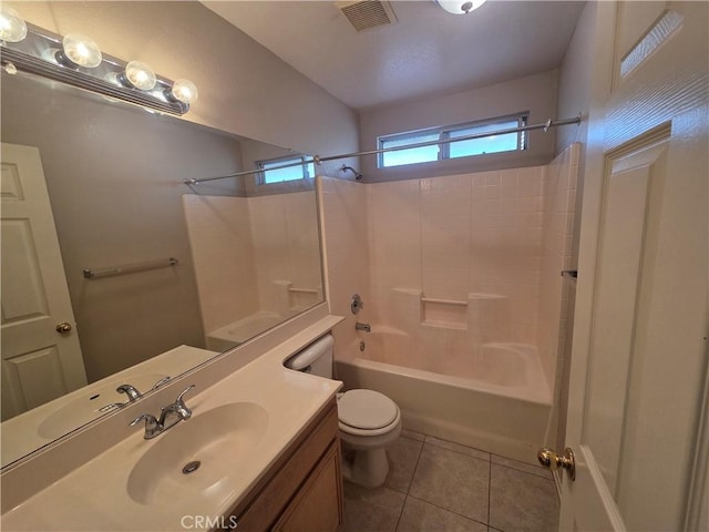 1315 Navello, El Cajon, CA 92021 - full bath with vanity, tile patterned floors, and bathtub / shower combination