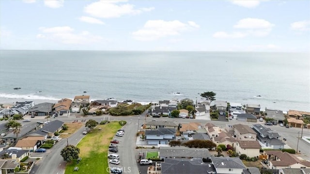31 N 3rd St, Cayucos, CA 93430 - aerial view of property's location featuring nearby suburban area and a large body of water