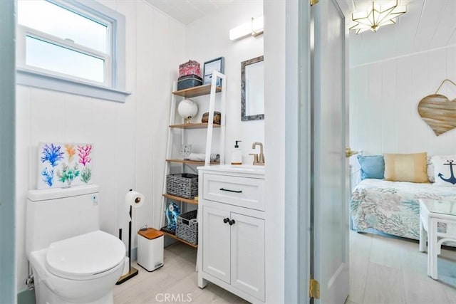 31 N 3rd St, Cayucos, CA 93430 - ensuite bathroom with vanity and wood finished floors
