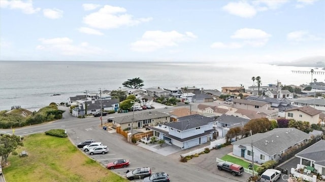 31 N 3rd St, Cayucos, CA 93430 - aerial perspective of suburban area with a large body of water